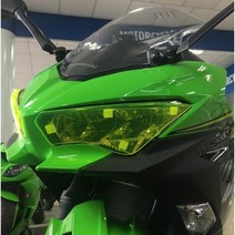 가와사키 닌자250 닌자400 닌자650 튜닝파츠 헤드라이트 보호 커버, 투명, 1개