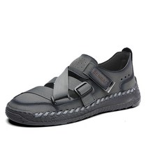 아웃도어샌들 남자 피셔맨 키높이 아빠 가죽 샌들 뜨거운 판매 여름 남성 야외 미끄럼 방지 남성 비치 남성 신발 패션 남성 운동화 캐주얼 신발