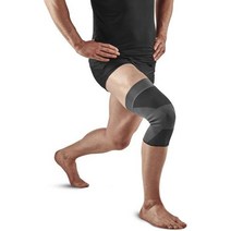 CEP 카프슬리브 미드 압축 무릎 슬리브 221435, Black, M