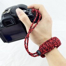 카메라 사진기 귀중품 도난 떨굼 방지 스트랩 손목 줄, 퍼플