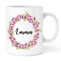 마이월플레이즈 꽃그림 주문제작 머그컵 나만의 이름커스텀, 중간