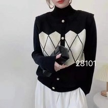 비니비니 빅사이즈 여성 니트 반폴라 스웨터 여자 터틀넥니트 봄 가을 겨울 목폴라니트