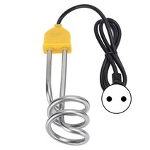 업소용 전기 온수기 보일러 돼지꼬리 겨울 히터 버킷 풀 욕조 95cm 용 1500w 휴대용 여행 부동 침수, 미국 110v-125v
