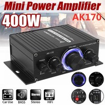 블루투스 오디오 앰프 파워 엠프 HIFI 리시버 모듈 S-299 4*400W 4.1 채널 전력 증폭기 가라오케 홈 시어터 자동차 무선 USB/SD AUX, 폴란드, AK170