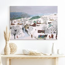 더 아트 컴퍼니 그랜마 모지스 따뜻 힐링 명화그림 액자 행복 그림 아이방 카페 홈데코 거실 사무실 매장 인테리어 50종 26-50, 39. GM-어서 놀자