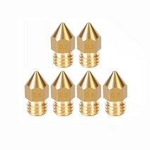 3D프린터부품 20/10/5pcs 밝은 색상 MK8 샤프 황동 노즐 믹스 크기 0.2mm 3D 프린터 Hotend 압출, 05 0.5mm_04 20pcs