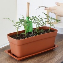 [오름새음상회]홈가드닝 실내정원 텃밭 꽃 원예용품 테라스화분 중형, 화이트