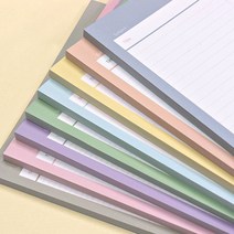 B5 플랜비 양면 메모 패드 모눈 분할 필기 노트 공책 노트패드 떡메모지 연습장, 그리드 퍼플