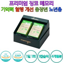 징코 은행잎 플라보놀 기억력 혈행 개선 노년 중장년