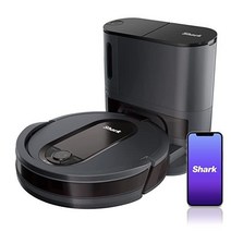Shark 샤크 RV912S EZ 로봇청소기 + Self-Empty Base Bagless Row-by-Row Cleaning Perfect for 애완동물 털 컴페티블 Alexa, EZ Robot + 30 Day Capacity
