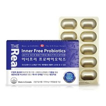 (약국정품) 캐나다산 더리얼 이너프리 프로바이오틱스 500mg x 30캡슐 /프리 ＋ 프로 바이오틱스