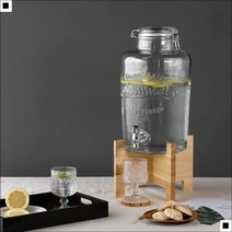 에이드 거치대포함 위생적사용 캠핑 꼭지물통 음료디스펜서, 미라주음료디스펜서8L