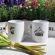 아트박스/꾸밈 cb633-디자인머그컵2p-바버샵, 본품