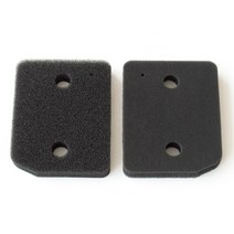 2PCS 9164761-건조기 폼 필터 Miele TKG852WP TKB540WP TCE530WP TWE620WP TMG640WP TMV843WP, 한개옵션0