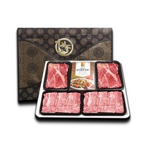 [홍천한우마을]1등급 한우암소 갈비선물세트, 05.[4칸]소갈비x3+갈비장