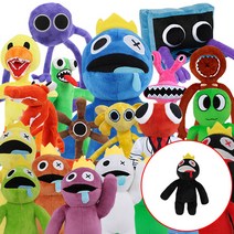 로블록스 레인보우 프렌즈 인형 블루 퍼플 그린 오렌지 핑크 레드 옐로우 사은품증정, 베이비뉴블랙