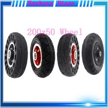 200x50 전기 스쿠터 휠 8 인치 8x2 휠 KUGOO S1 S2 S3 C3 폴딩 밸런스 차량 스페어 스피드 웨이 미니 4 프로, [01] 10 mm black