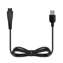 USB 충전 플러그 케이블 전원 충전기 어댑터 코드 파나소닉 호환 ES7056 7058 8101 전기 면도기 배터리, 01 Black