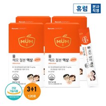 뮴 헤모 철분 4박스 액상 스틱 어린이 임산부 철분제, 없음