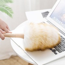 거실먼지털이 먼지떨이개 자동차 차량용 거실 에어컨 송풍구 노트북 창문 솔 제거 정전기, 소형(51cm)