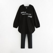 일상화보 블랑카 여성 긴팔 후드 롱티셔츠 여자 후드티 롱티