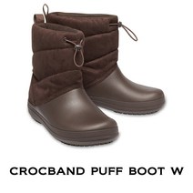 크록스 크록스crocand 퍼프 부츠와 시계 밴드 부츠 여성/에스프레소 | ##