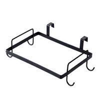 도어훅형 메탈 비닐봉투 거치대 쓰레기통 음식물청소 가정용휴지통 업소용 잔반통 처리통 욕실 수거