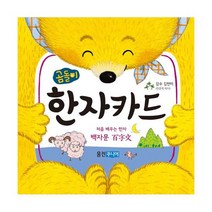 곰돌이 한자카드 : 처음 배우는 한자 백자문 카드 102장