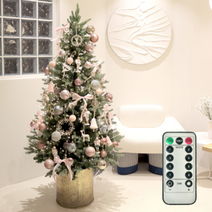 원더몰 크리스마스 럭셔리 트리 LED전구 풀세트 180cm(1.8m) 수납가방+LED조명 리모컨 포함, 180cm 핑크 풀세트