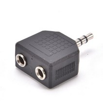 무저항잭 2 개/이어폰 오디오 3.5mm 잭 남성 더블 AUX 여성 헤드폰 Y 분배기 Adapte 전화 마이크 스피커, Black_Audio Splitter, 01 Black_01 Audio Splitter, 01 Black_01 Audio Splitter