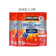 커클랜드시그니춰 울트라클린 캡슐세제, 38개입, 2팩