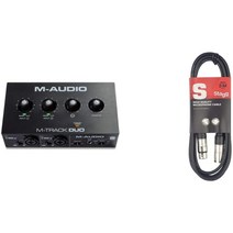 M-Audio M-Track Duo USB 오디오 인터페이스 + 케이블
