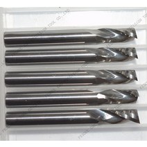 6mm * 12mm 5 개 1 플루트 엔드 밀 CNC 기계 밀링 커터 솔리드 초경 목공 도구 PVC MDF 아크릴 목재, 한개옵션0