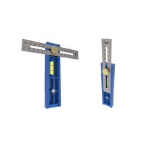 크레그 자유자 KMA 2900 15cm 6인치 알루미늄 직자 각도기 수평기