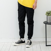 시리아 카고 밴딩 조거 바지