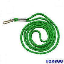 ForU366 명찰목걸이줄 한쪽 초록 100개 네임택 사원증 이름표 명찰 목걸이줄
