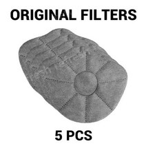 필터교체마스크 스포츠마스크 미세먼지차단 황사 방지 마스크 운동용 마스크 활성탄 필터 재사용 가능 세척 가능, 5 필터