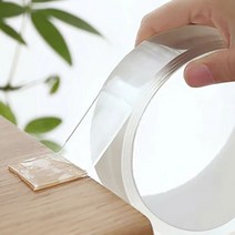 초강력 타이탄 겔 양면테이프 실리콘 투명 붙여보게 벽에 붙이는 자국안남는테이프, 2mm, 3CM X 1M