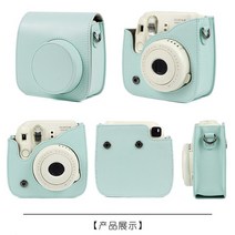 mini 11 9 8 액세서리 아티스트 오일 페인트 pu 가죽 인스턴트 숄더 백 보호대 커버 케이스 파우치, 하늘색