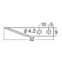 커터날-아크릴용(직형) 0.8 Tx9mmx 52mm(6장) BM-1P, 상세페이지 참조, 상세페이지 참조