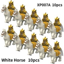 KT1046 세트 피스/코루트 기사 로한 우루크-하이 엘프 곤도르 워리어 드워프 빌딩 블록, 14 XP007AX10pcs