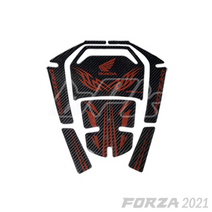 BIKI 혼다 포르자 300 350 탱크 패드 스티커 18- 21 22 23년 카본 레드 튜닝