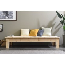 절 60대 거실 나무결목재 우드평상 쇼파 2000 어린이집 음악학원 아파트