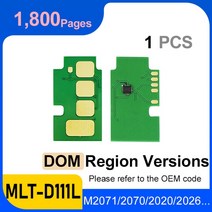 레진 합금 제작D111 토너 칩 MLT 1.8k 리셋 삼성 SL M2070 2022 카트리지 프린터, 02 1-MLT-D111L DOM 1.8K