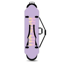 스키 보드 부츠 가방 스노우 백팩 보호 커버 스크래치 방지 플레이트 스킨 케이스 스포츠 휴대, 160-purple