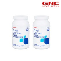[GNC] 코랄칼슘 마그네슘 & 비타민 D (180정) 3개월분 x2개 총 6개월분_48226x2, 단품, 단품
