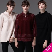 3SET [르오트] 프랑수아 에스닉 니트