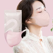 에어에이드 마스크 새부리형마스크 여름마스크 일회용마스크 숨쉬기편한마스크 컬러마스크, 40매, 1개, 중형 핑크