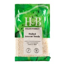 홀랜드앤바랫 헐드 참깨 씨드 300g Holland & Barrett Hulled Sesame Seeds, 1팩
