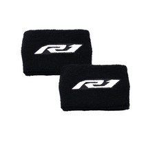 야마하 yzf r1 r6 r1s yzfr6 yzfr1 1999-2022 2021 2020 오토바이 앞 브레이크 액 실린더 오일 리저버 캡 슬리브 양말, 2개입-화이트 r1, 1개